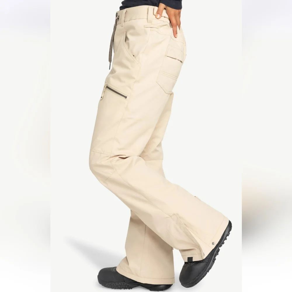 NEW Roxy Nadia Snow Pants Cream